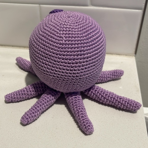 Hand Crafted Octopus 🐙 Amigurumi Crochet Doll Toy Figure Ocean Sea Water - Picture 10 of 12